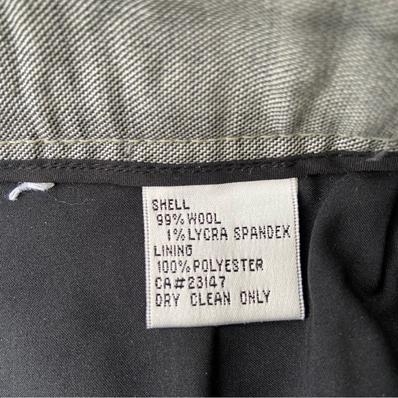 Talbots Stretch Wool Wide Leg Cropped Pants - Picture 8 of 13